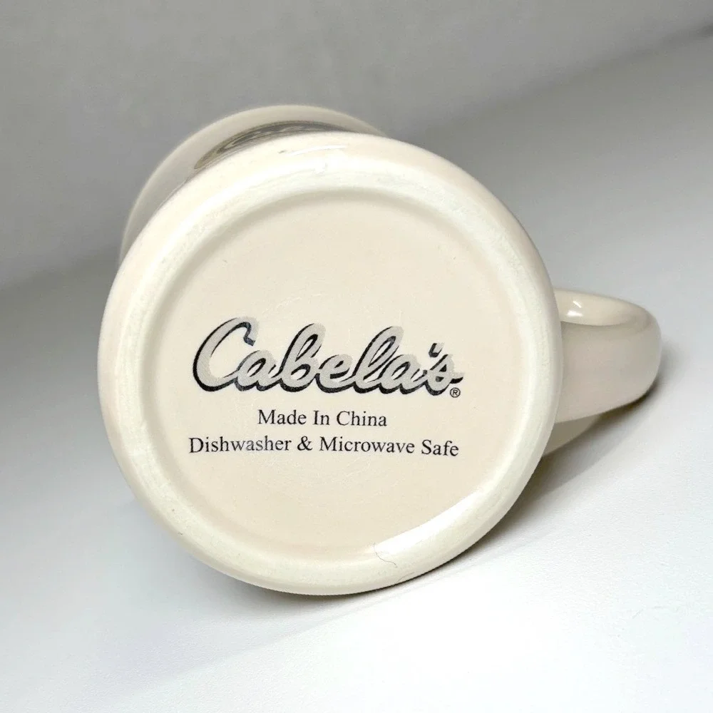 Cabela's Hunting Fishing Heavy Collectable‎ Diner coffee Glendale AZ Retro Mug
